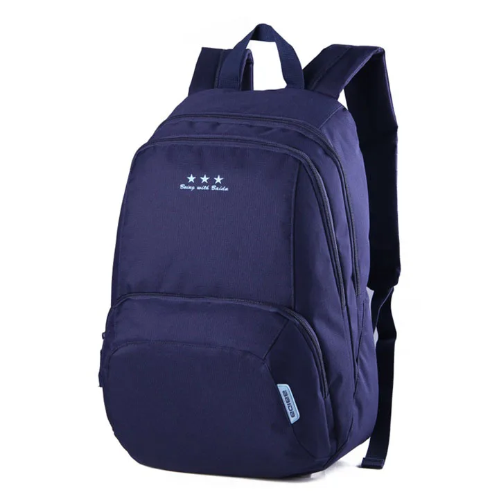 Модный женский рюкзак Mochila, Одноцветный рюкзак для путешествий, рюкзак для подростков, девочек и мальчиков, школьная сумка высокого качества - Цвет: Deep purple