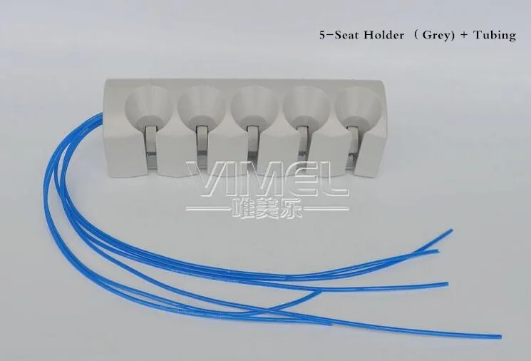 5 seat tubing Стоматологическая 5-местный держатель для стоматологических наконечников аксессуары для стоматологического кресла - Цвет: 5 seat tubing
