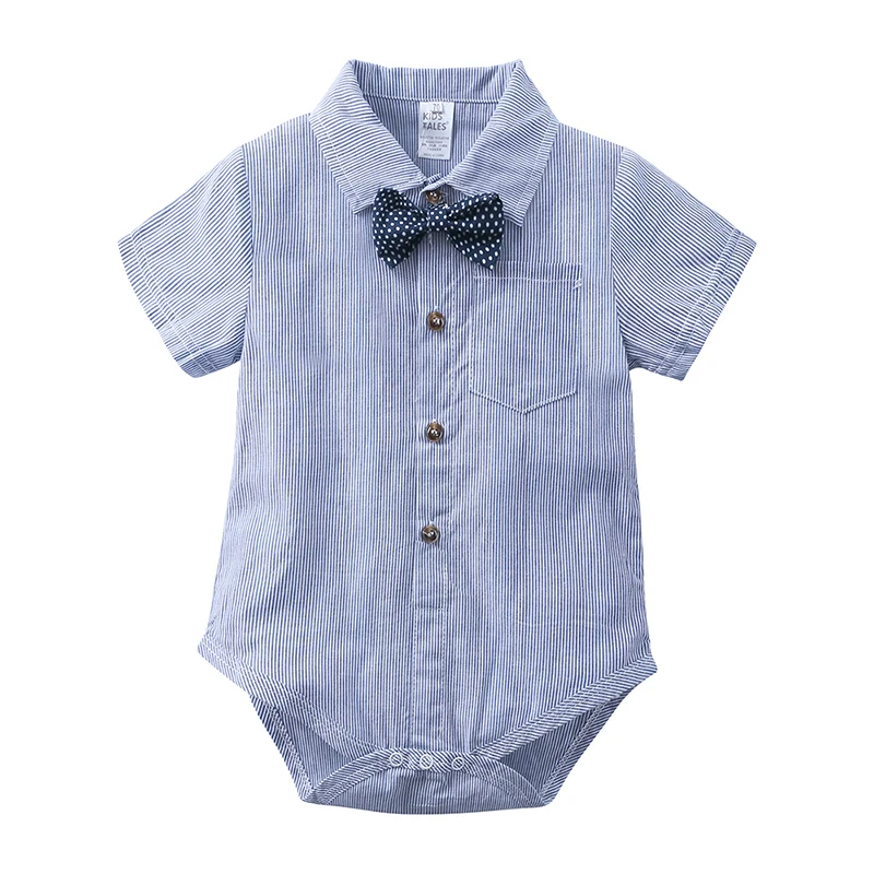 New Arrival Summer Baby Boys Clothing Set Bow Tie rompers + Suspenders Short Pants Gentleman 2Pcs Outfit baby boys Suit TZ660 |