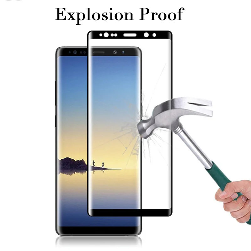 3D полное покрытие Защитное стекло для samsung note 9 на galaxy note9 9note защита экрана