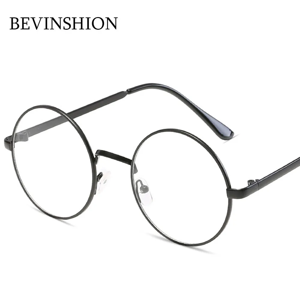 Korean Vintage Glasses Clear Elegant Retro Round Sunglasses Women Sexy Sun Female Metal Optical Frame Men Shades | Аксессуары для