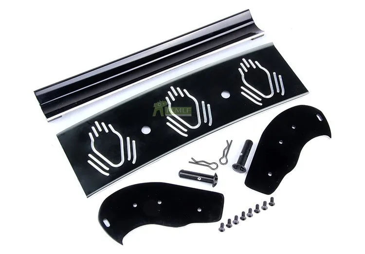 Сплав CNC черный + белый заднее крыло подходит для 1/5 HPI ROVAN KM BAJA 5B 5T 5SC | Игрушки и