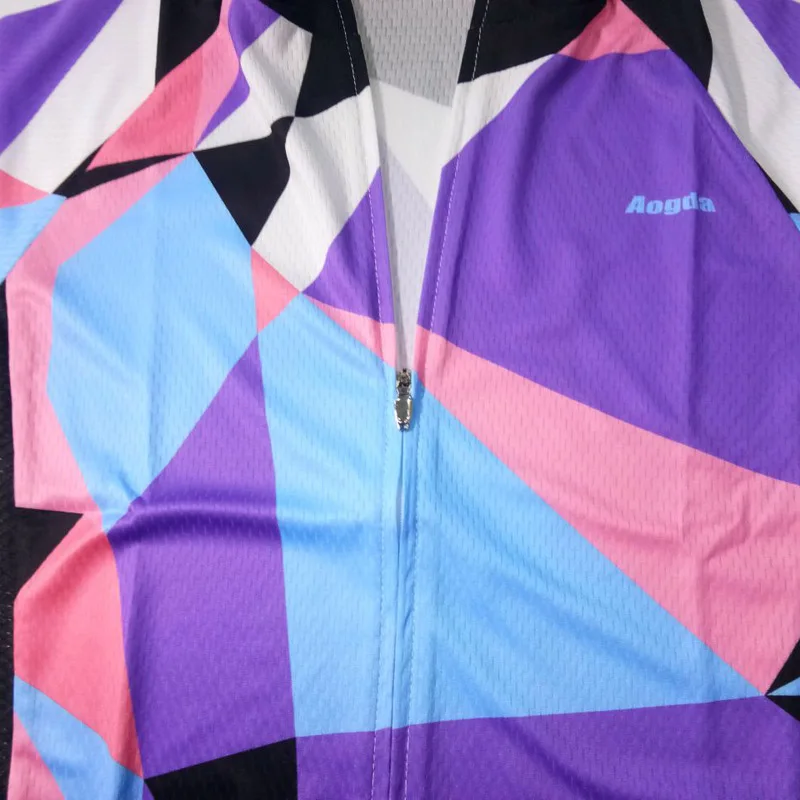 Aogda 2019 летняя рубашка Женская команда Велосипедная одежда Maillot Ciclismo
