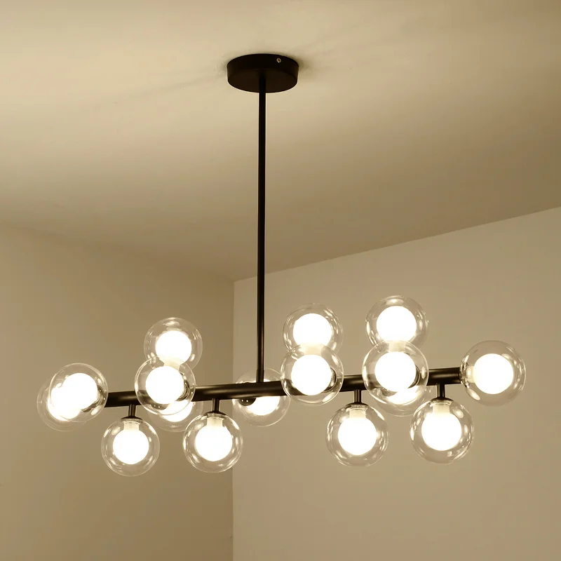 Светодиодная Современная черная люстра новинка Lustre Lamparas лампа|wall sconce|light wall