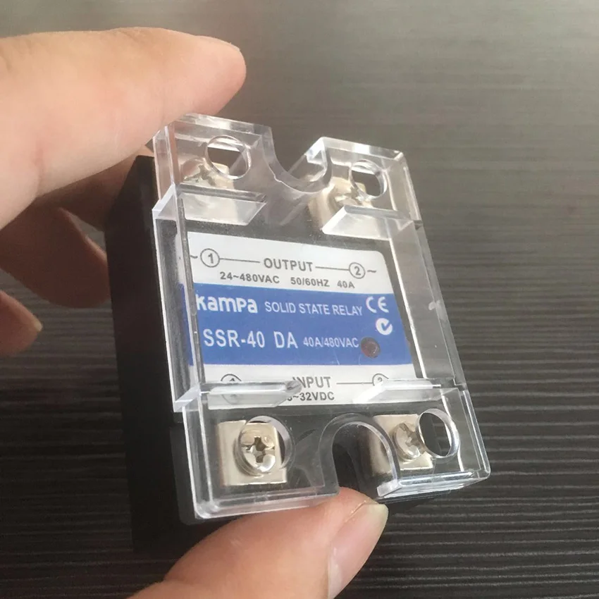 SSR 40DA 40A реле постоянного тока в переменный ток Однофазное вход 3 32VDC выход