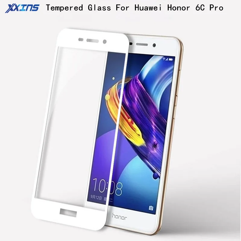 Закаленное стекло для Huawei Honor 6C Pro защитный экран смартфона Жесткий Чехол 9H на 5 7