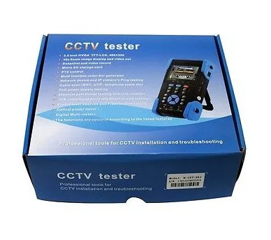 3.5 inch CCTV tester monitor analog CVBS Ping testing cable tracer POE PTZ UTP test TDR function 12V | Безопасность и защита