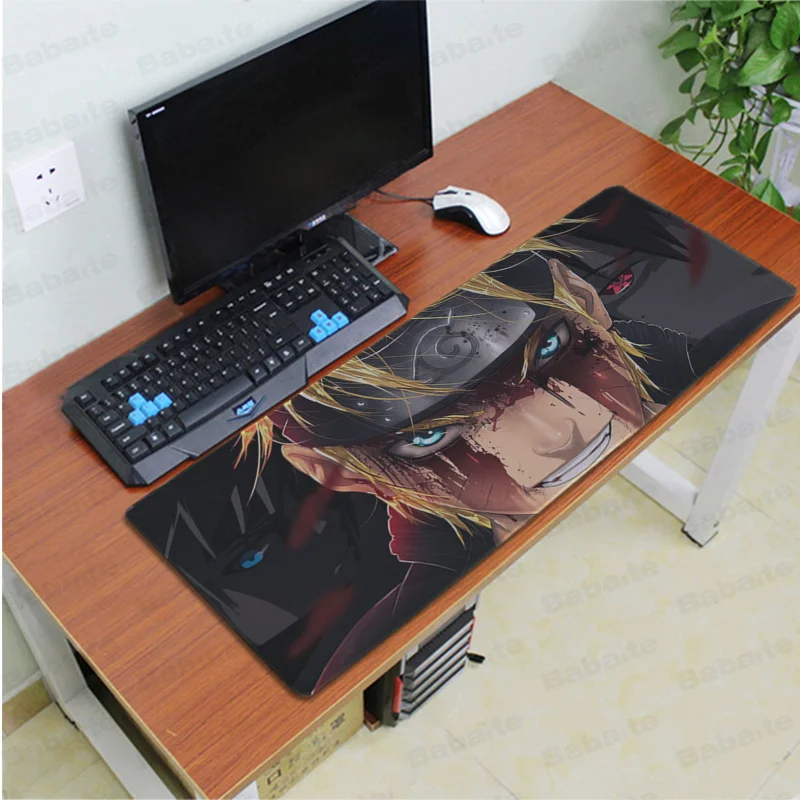 Lock Edge 40X90cm Babaite красивый Аниме Наруто запирающийся край коврик для мыши резиновый ПК компьютерный игровой коврик для мыши - Цвет: Lock Edge 40X90cm