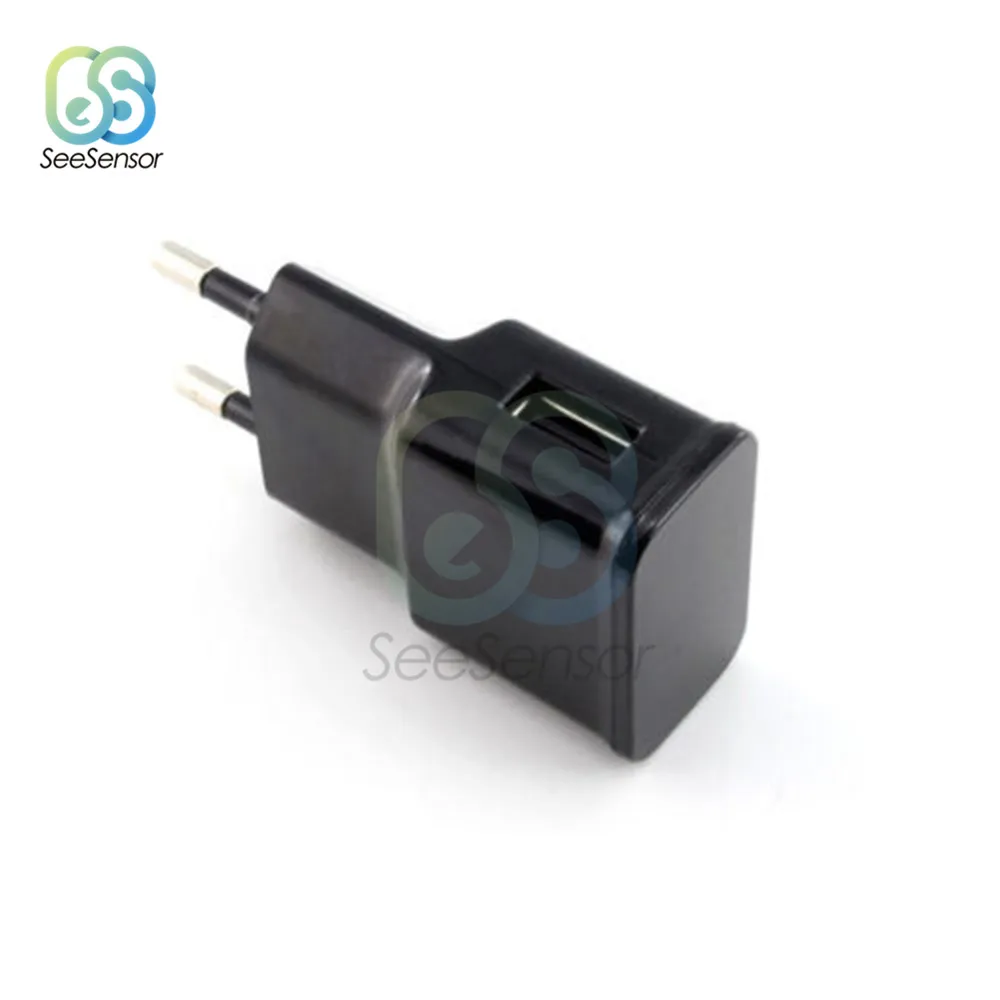 5V 2A EU US USB вилка белый черный настенное зарядное устройство 1 порт быстрая зарядка Регулировка Путешествия адаптер питания электрическая вилка для мобильного