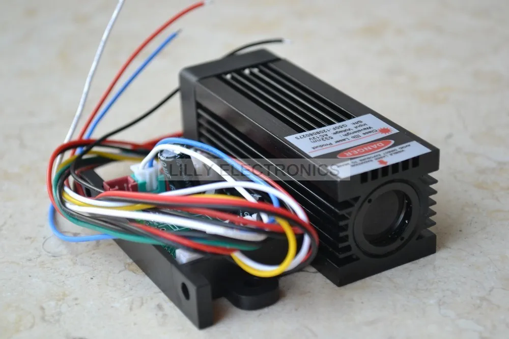 Большой толстый луч 60 мВт 532нм накачиваемый твердотельный пикосекундный