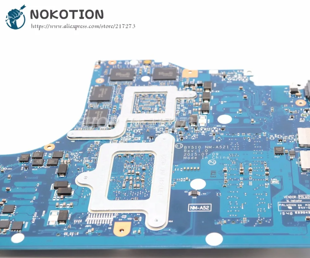 NOKOTION BY510 NM-A521 основная плата для lenovo Ideapad Y700-15ACZ материнская плата для ноутбука 15,6 дюймов FX-8800P процессор R9 M385 4 Гб