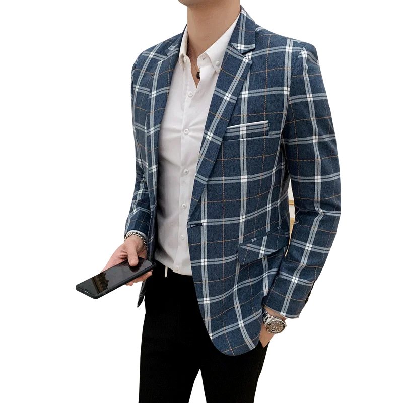 2019 деловые мужские костюмы весна и лето Горячая Мода хлопок для работы банкета