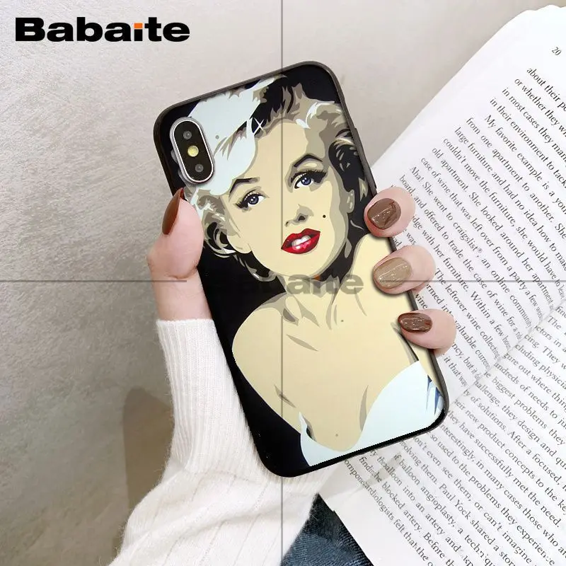 A12 Babaita Мэрилин Монро Роскошный Уникальный Дизайн чехол для телефона iPhone X XS MAX 6 6S 7 7plus 8 8Plus 5 5S XR 11 11pro 11promax - Цвет: A12