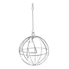 1 шт. инновационная круглая кормушка из нержавеющей стали, автоматическая подвесная кормушка для сена, мяча, Гвинеи свинка, хомяк, крыса, кролик, игрушка для домашних животных