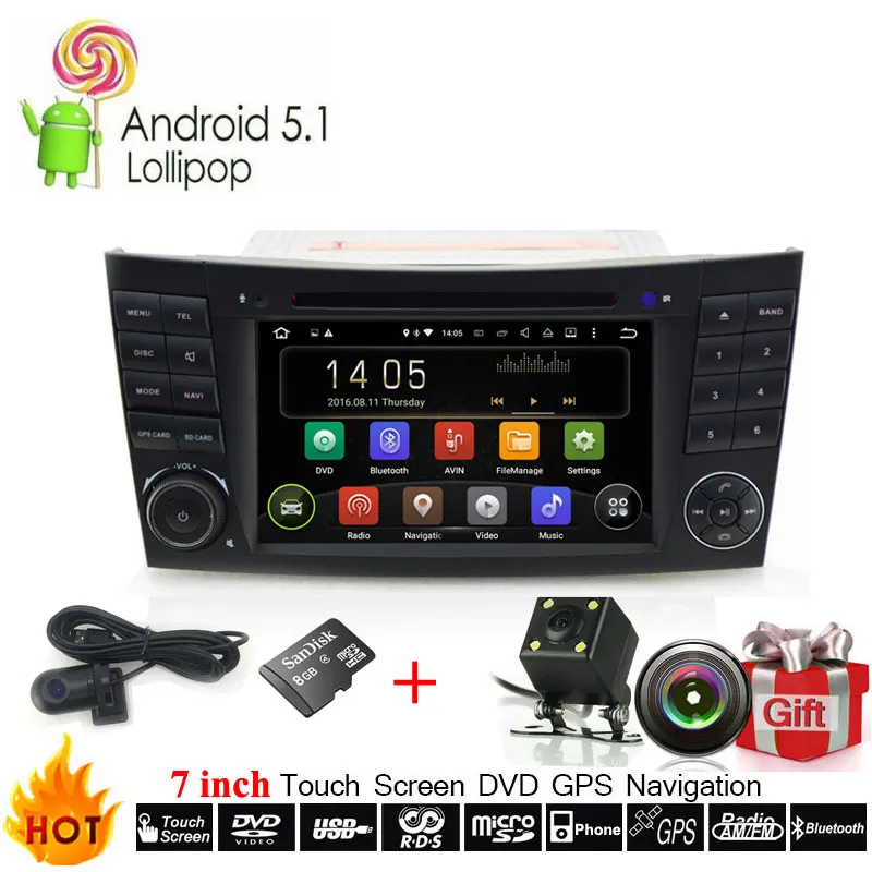 Android 9 0 OS автомобильный мультимедийный DVD плеер для Mercedes Benz E Class W211 E220 E240 E260 E280 E300 с