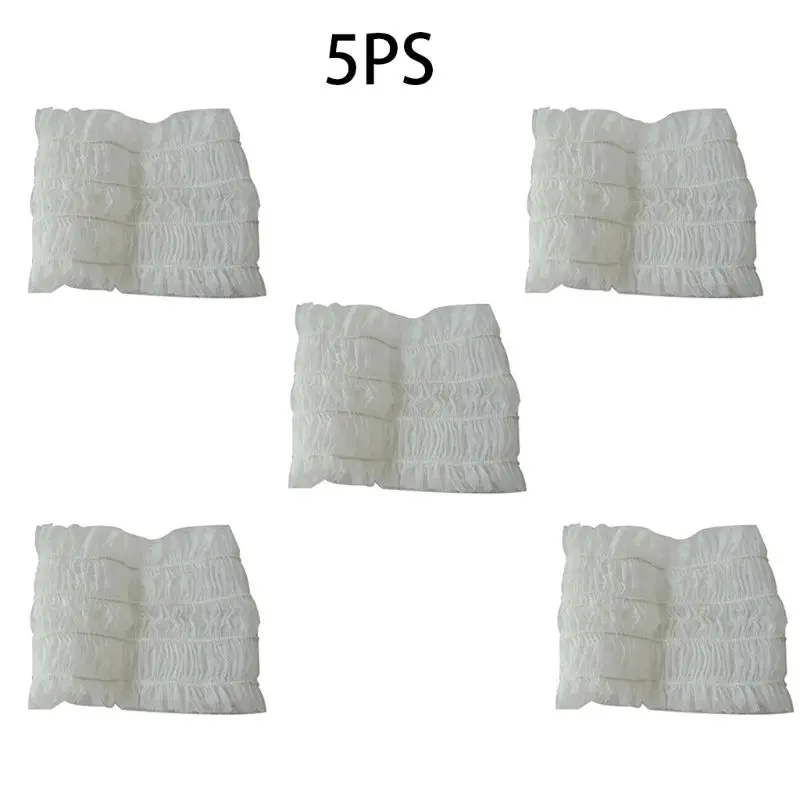 5 pcs 1/5/10/20 шт. одноразовые стрейч из нетканого материала ободок Девушки Женщины спа-салон макияж отель широкая повязка для волос для путешествий Портативный тюрбан - Цвет: 5 pcs