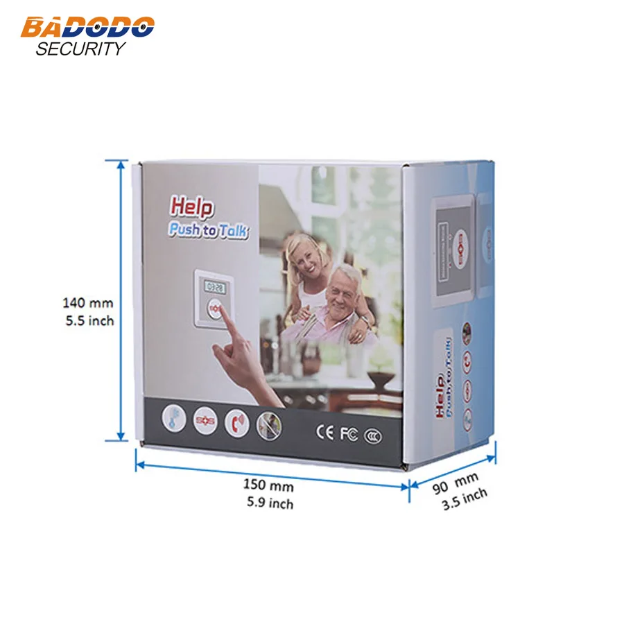 

Badodo GAS Alarm GSM Alarm System For Home Security System Push to Talk SOS Alarm System Gas Detector Gas Leak Alarm K4 DIY Kit