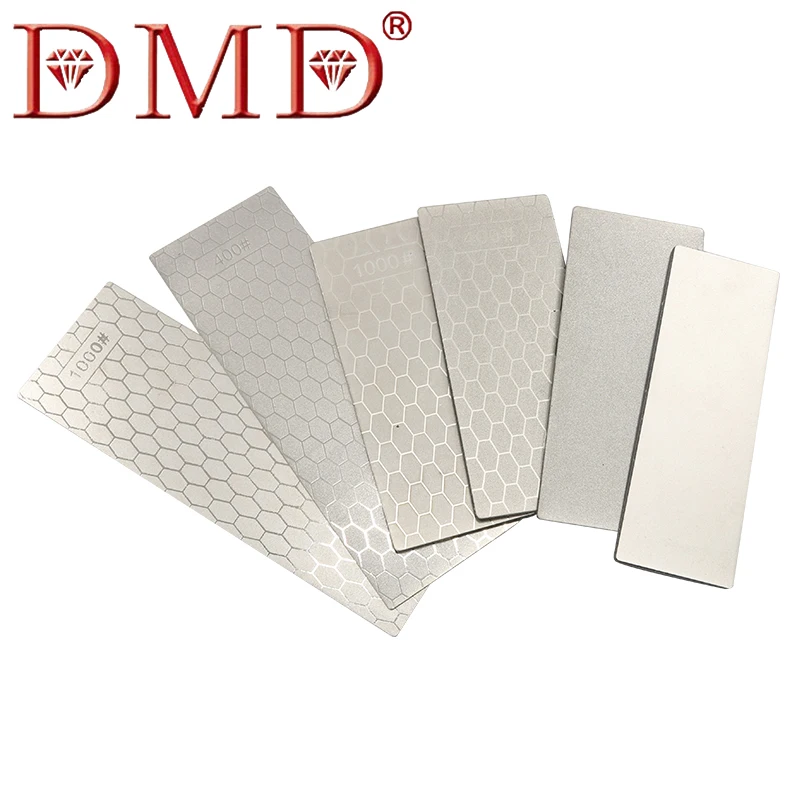 

DMD Diamond Sharpening Stone Single Side Square Full Of Sand Grinding Tool Polishing Jade Stamp 400# 1000# Grit Mesh H2