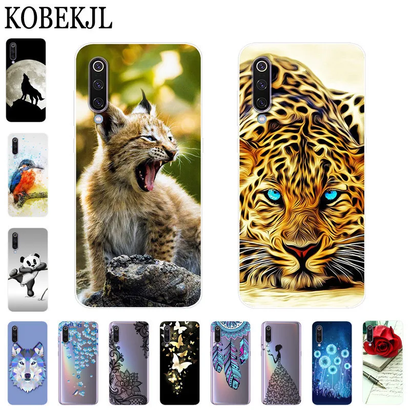 Мягкий чехол Xiaomi mi A3 роскошный силиконовый с мультяшным рисунком из ТПУ для
