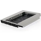 Алюминиевый корпус для 2-го жесткого диска Caddy 12,7 мм IDE к SATA для 2,5-дюймового SSD-корпуса для жесткого диска, корпус для ноутбука, пк,