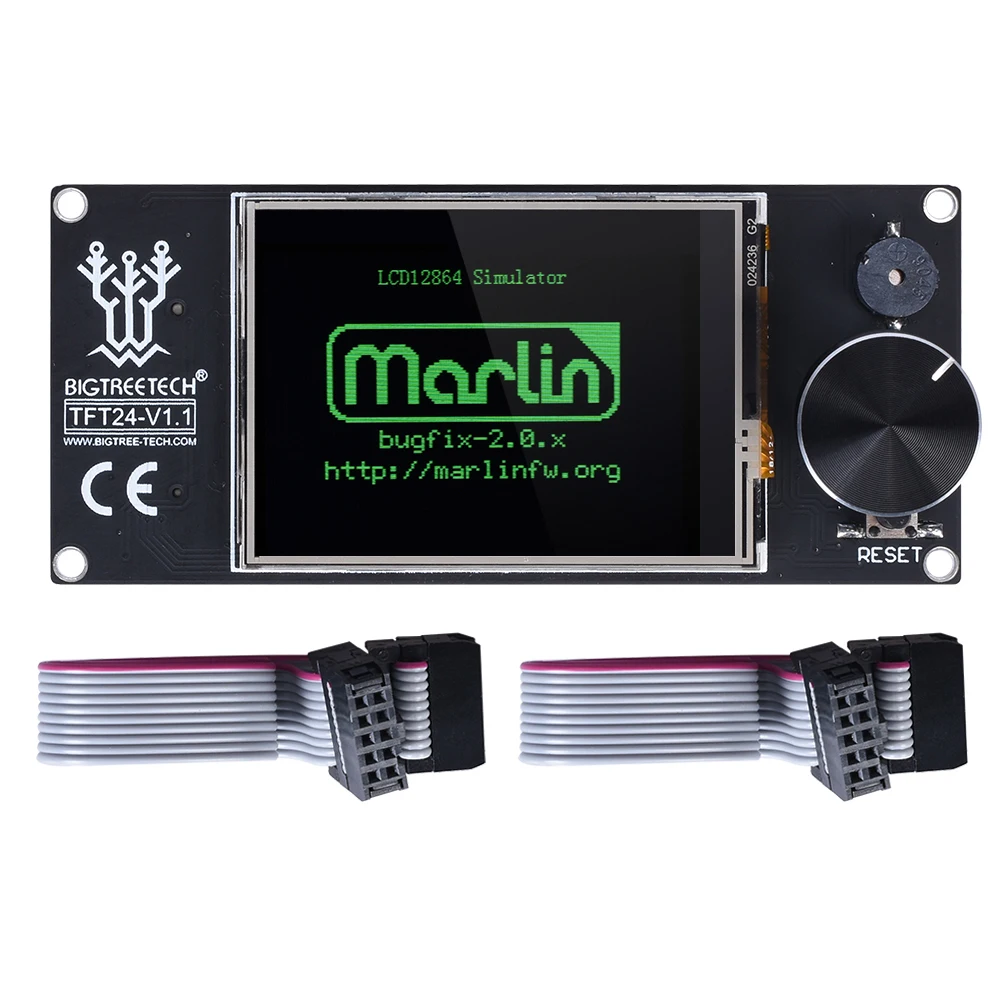 Контроллер BIQU BIGTREETECH SKR MINi E3 32 бит встроенный TMC2209 UART с экраном TFT24 V1.1 для 3D принтера