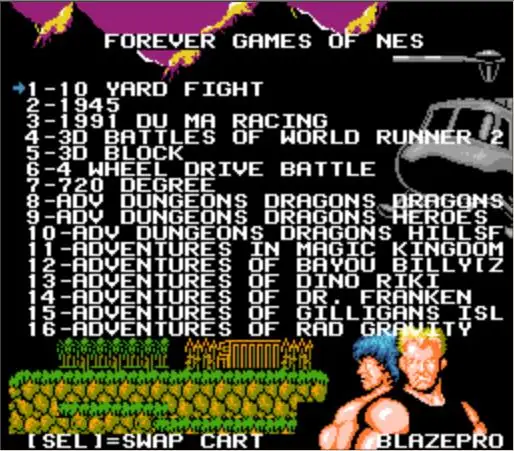 Игровой картридж FOREVER DUO GAMES OF NES 852 в 1(405+ 447) для консоли NES, всего 852 игр 1024 Мбит флэш-чип в использовании