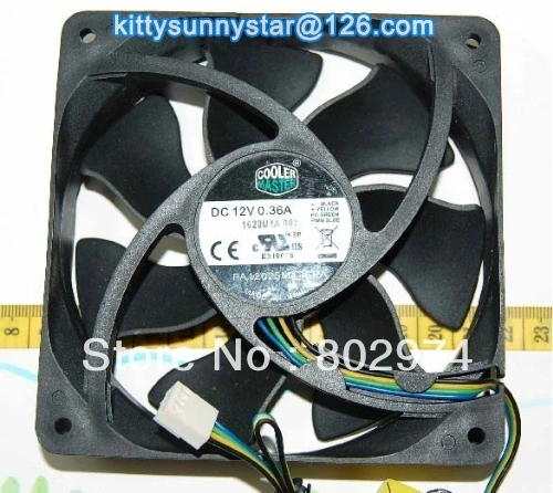 Cooler Master 12025 FA12025M12SPA 12 В 0.36A 4 Провода Корпус Вентилятора Вентилятор Охлаждения|case