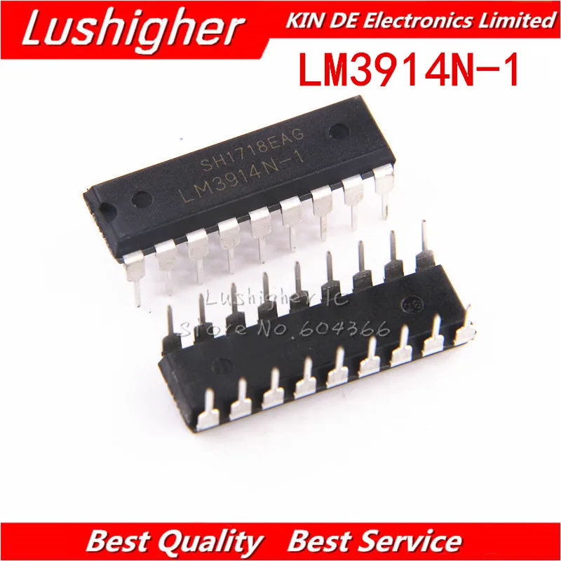 10 шт. LM3914N 1 DIP 18 LM3914|Интегральные схемы| |