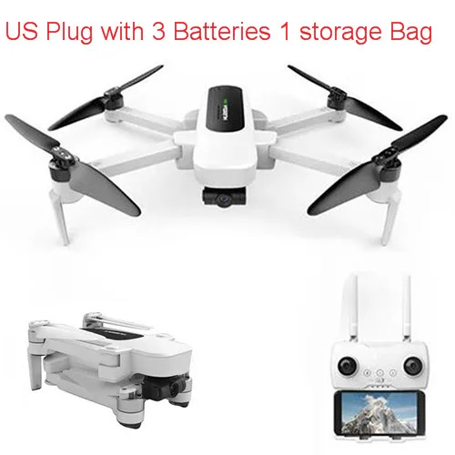 Hubsan H117S Zino gps 5,8 Г 1 км с видом от первого лица в формате 4K UHD, Камера 3-осевому гидростабилизатору Дрон Квадрокоптер с дистанционным управлением UAV RTF gps+ ГЛОНАСС игрушки для вертолетов - Цвет: White