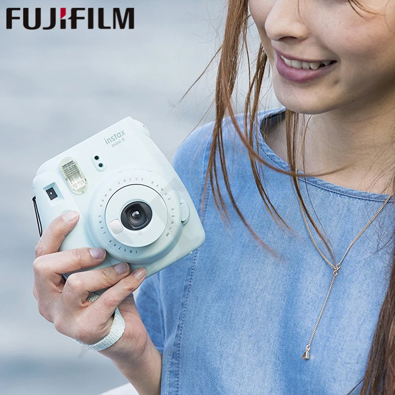 Оригинальная пленка Fuji Instax Mini 9 мгновенная для камеры + 20 листов fuji белая
