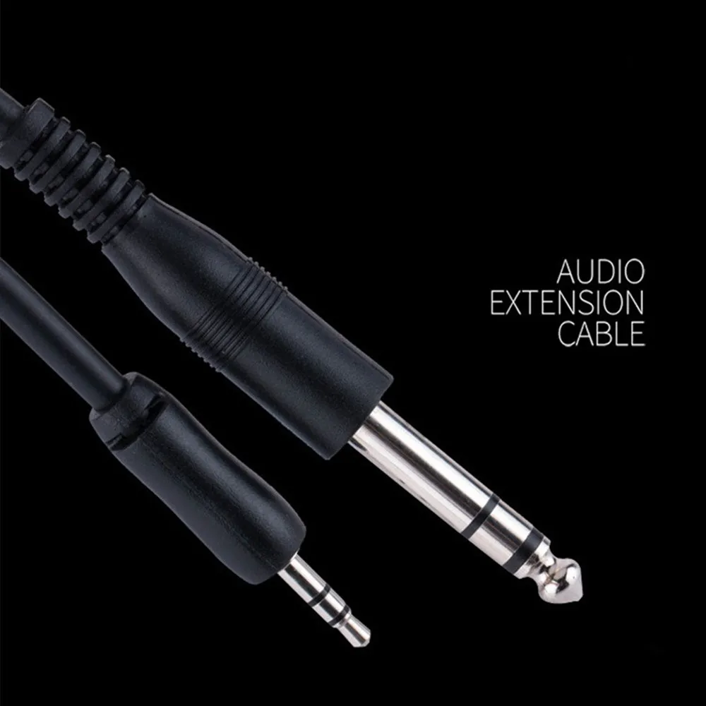 Audio Aux Cable 3.5mm to 6.5mm Jack 3.5 6.35 6.35mm Male Cord for Guitar Mixer Amplifier CD Player Speaker | Электроника