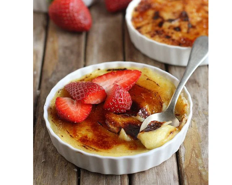Керамическое яблоко-пирожное блюдо creme brulee для пекарни пирожное кухонная посуда |
