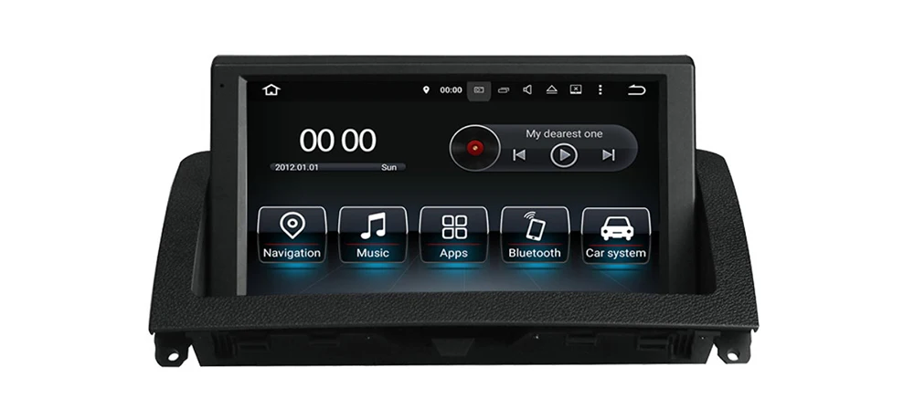 Ips Android автомобильный мультимедийный плеер gps навигация для Mecerdes Benz C Class W204 2007 NTG стиль HD экран 2 Гб+ 16 Гб WiFi