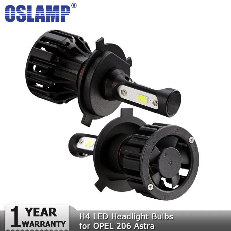 Oslamp H4 светодиодный светильник на голову автомобильный лампа Hi lo Beam 72 Вт 8000lm 6500 К 12