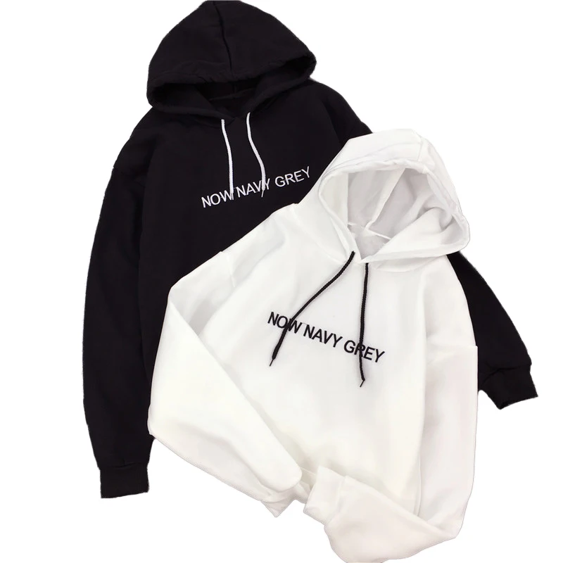 2018 Осенняя Женская толстовка с капюшоном Повседневный пуловер длинными рукавами