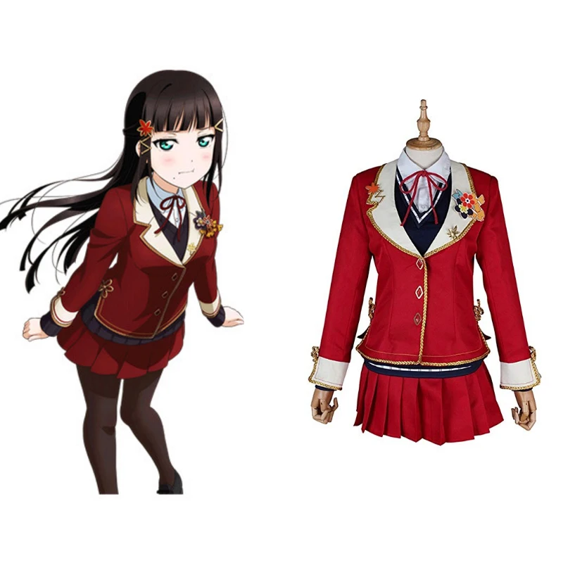Костюм для косплея Love Live Sunshine Kurosawa Dia костюмы Униформа Аниме карнавальный костюм