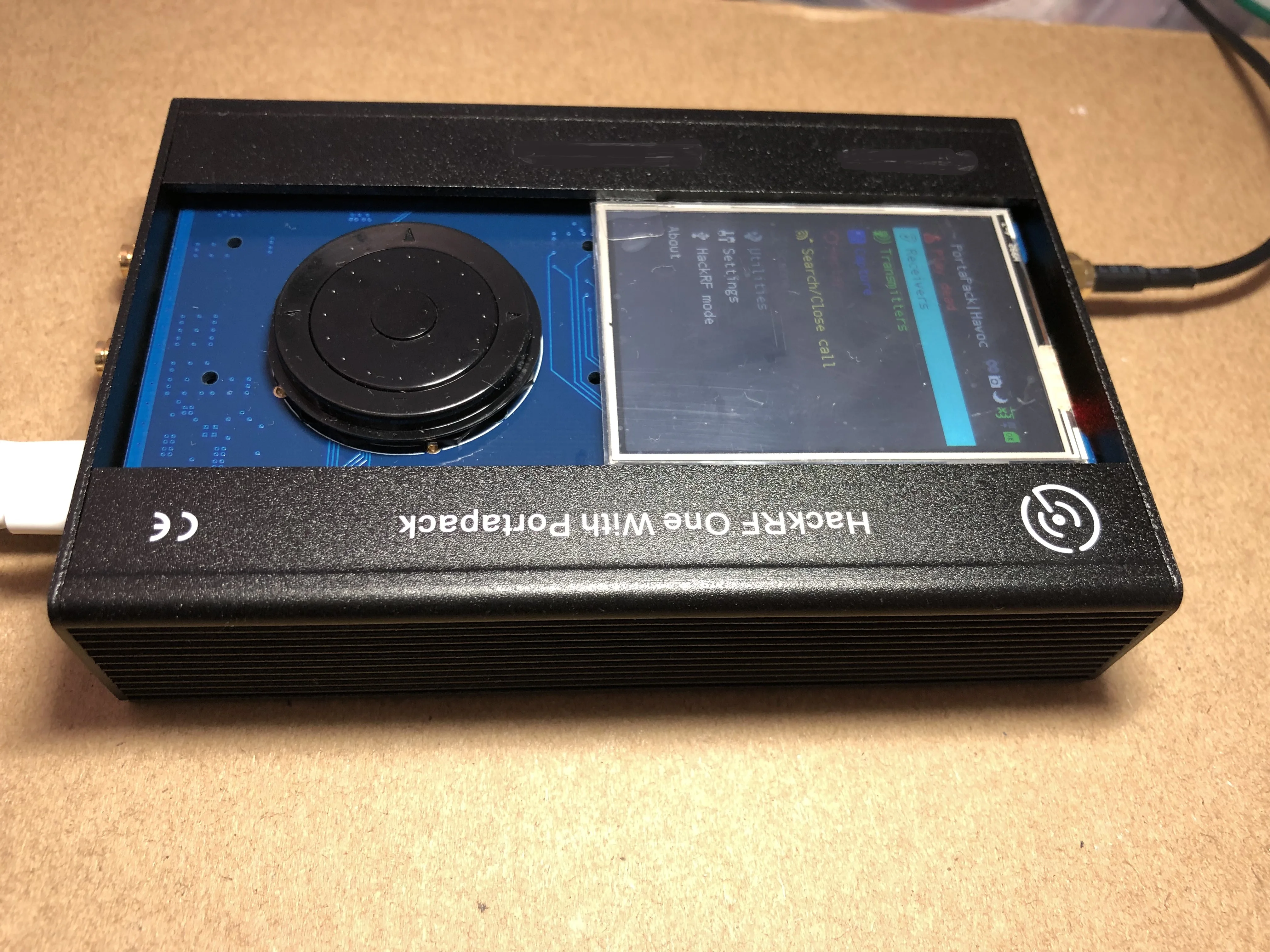 HAVOC firmware PORTAPACK with 0.5ppm TCXO clock metal case FOR HACKRF ONE SDR Software Defined radio Offline GPS simulator |