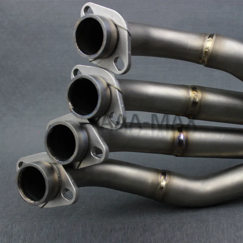 

For Kawasaki Z900 Motorcycle Exhaust Middle pipe System Case Muffler Titanium alloy Front Header Pipe Tube Slip-On With Sensor