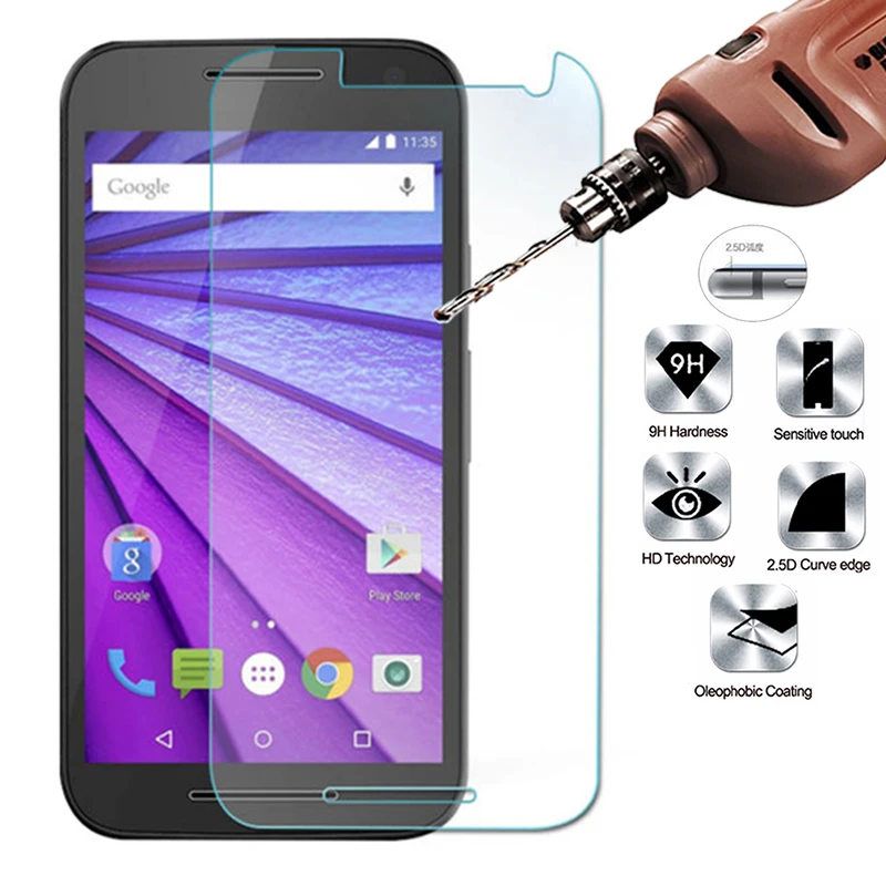 2.5D Закаленное стекло для Motorola MOTO G3 9H Взрывозащищенная защитная пленка Защита