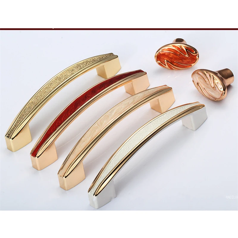 

Modern all-match cabinet handles Zinc alloy wardrobe drawer cabinet pulls European kitchen bedside table shoe cabinet knobs128mm