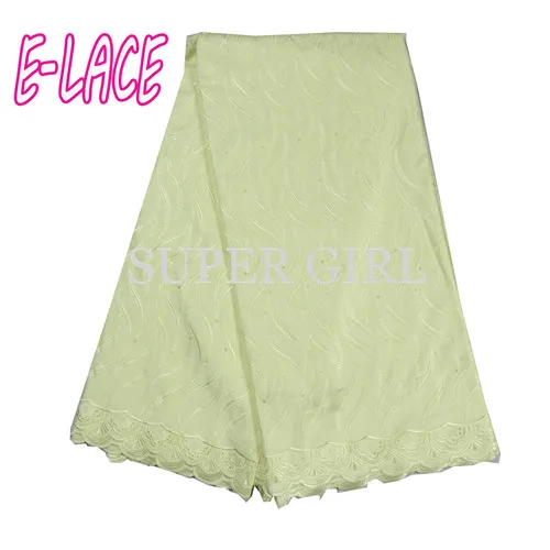 African Dry Lace Fabrics High Quality Cotton Fabric Swiss Voile With Stone In Switzerland 55d | Дом и сад