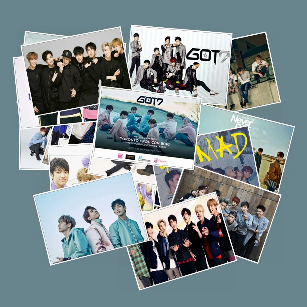 25 шт./упак. K-pop команда GOT7 плакат граффити Стикеры игрушки чемодан Стикеры s для ноутбука наклейки Стикеры s