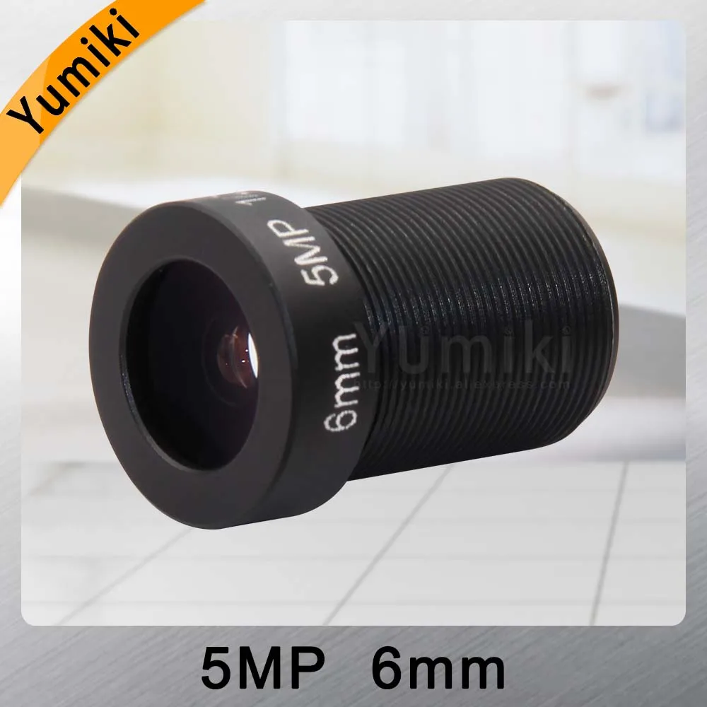 Yumiki 5 0 мегапикселей M12 MTV 6 мм 5MP HD CCTV объектив ИК камера безопасности с