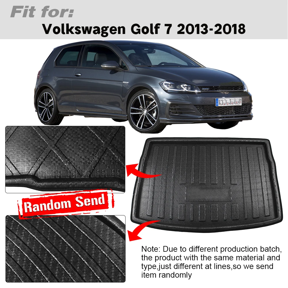 Buildreamen2 Автомобильный задний поднос для груза коврик багажника напольный Volkswagen