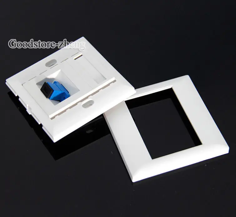 SC волоконно оптический патч корд адаптер крепление настенная панель порт Разъем