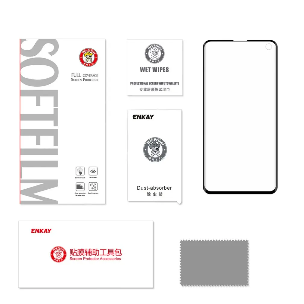 Соломенная шляпа Принц для samsung Galaxy S10e 3D полноэкранный ПЭТ покрытие изогнутый горячий изгиб HD экран протектор черный