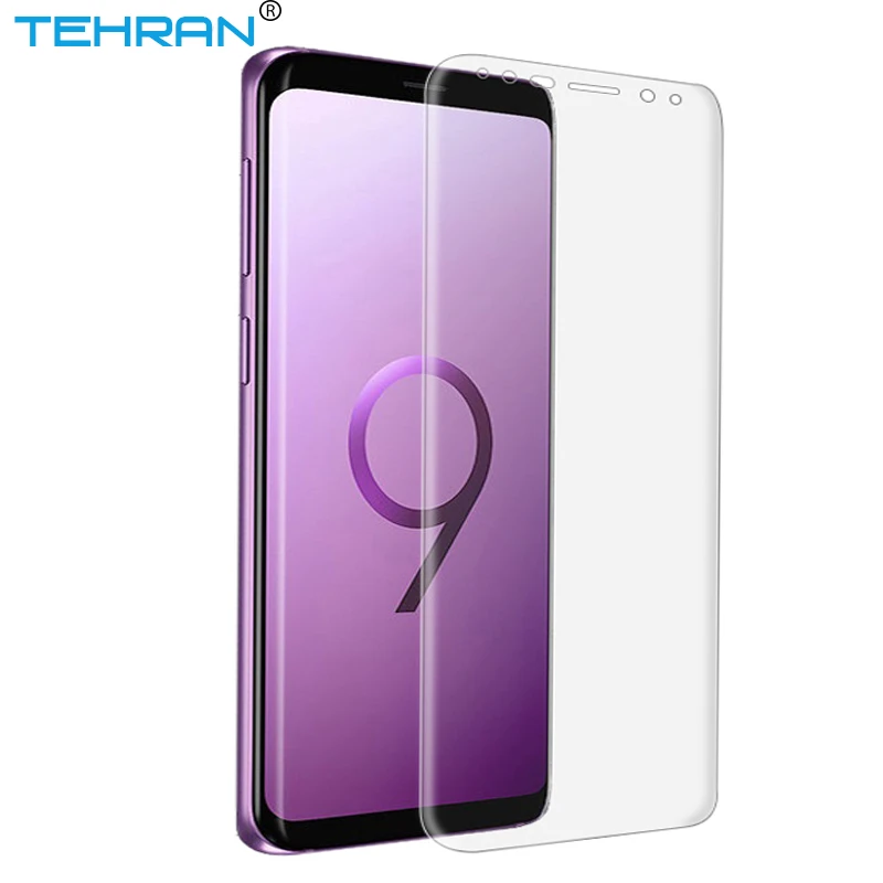 Полное покрытие экрана протектор изогнутая мягкая защитная пленка для Samsung Galaxy S9
