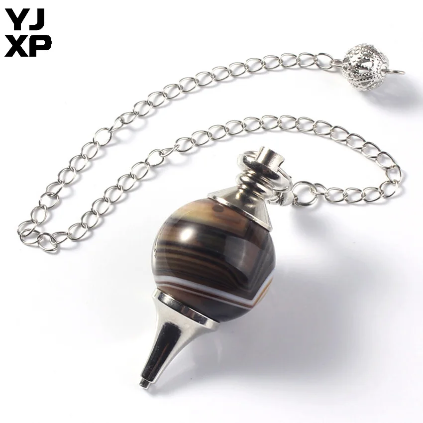 Круглые камни YJXP для кофейных агатов 7 шариков из чакры Reiki лечебные духовные