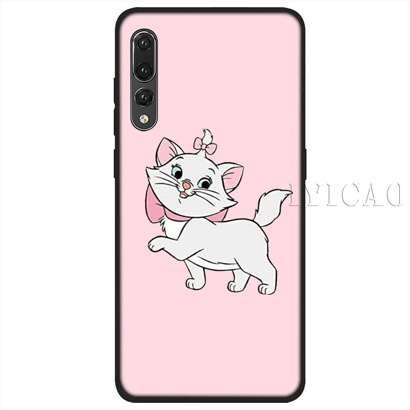 IYICAO Мягкий силиконовый чехол Marie aristocrats cat для Huawei P30 P20 Pro P10 P9 P8 Lite Mini 2017 2016 2015 P smart Z