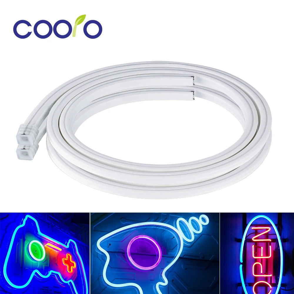Неоновый светодиодный RGB светильник 12 В постоянного тока 2835 SMD круглая линия